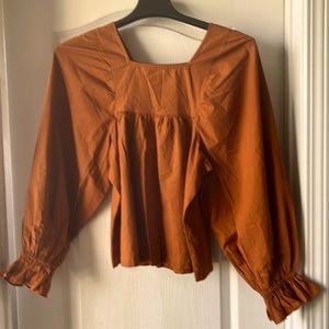 Orange 100% cotton top